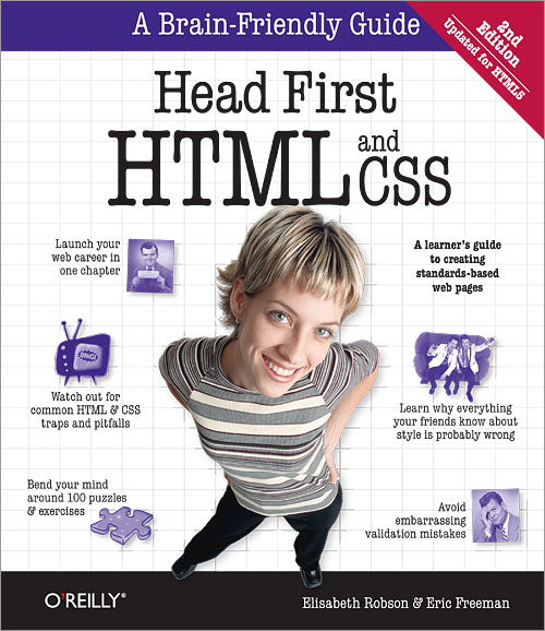 head first html and css